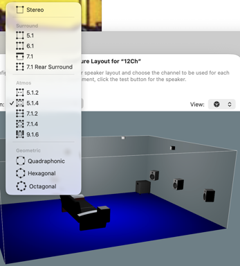 Audio MIDI Setup Atmos