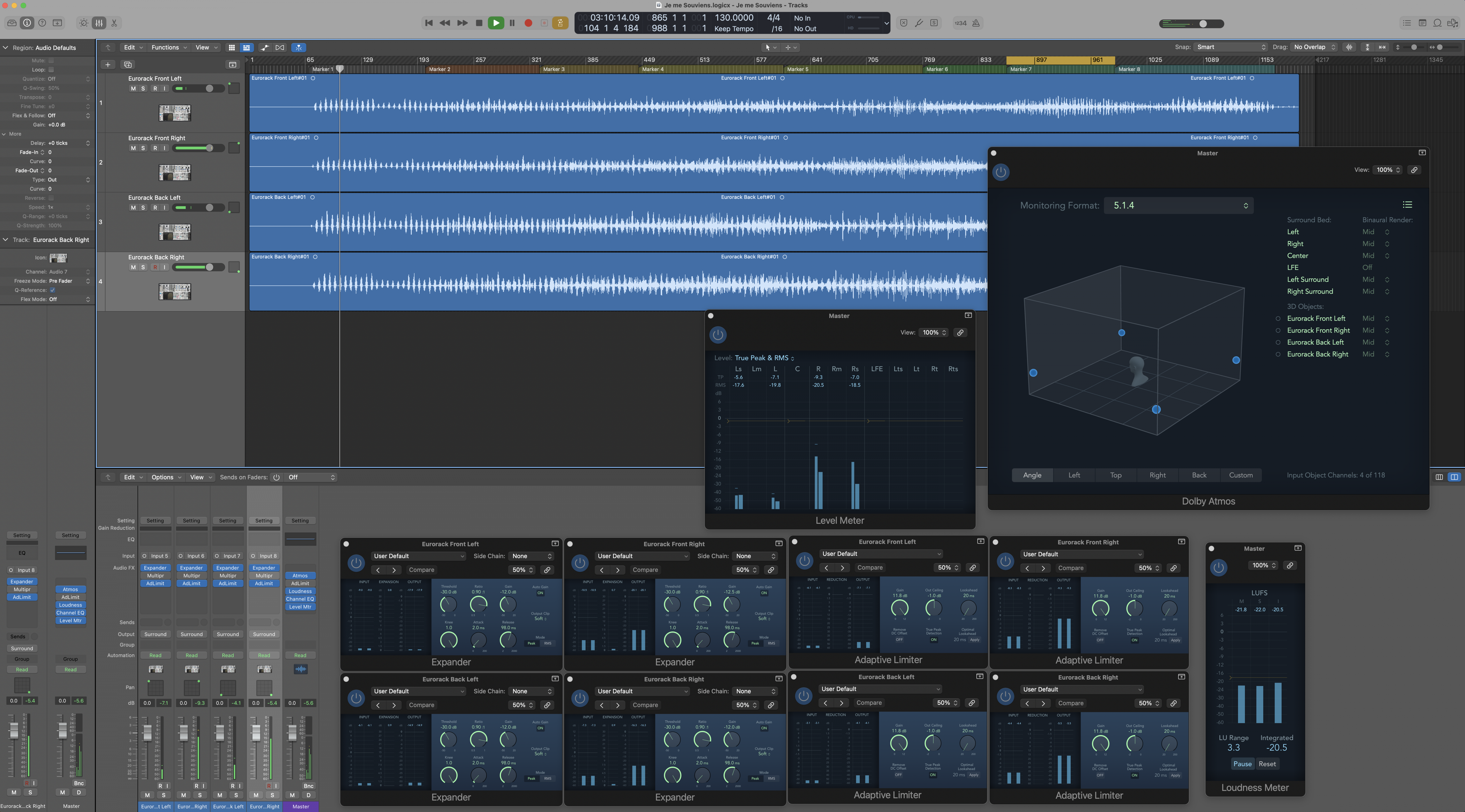 Screenshot Dolby Atmos quad