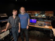 JB Dunckel and Franck Martin at Studio Atlas, Paris